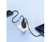 USAMS 30W GaN USB-C/USB-A Fast Charging XC czarna - 1471727 - zdjęcie 2